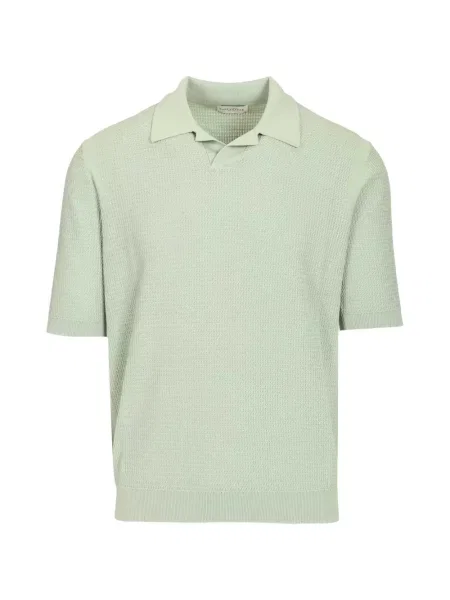 Tricou Ballantyne tricotate verde