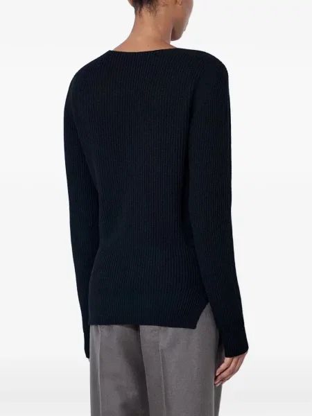 Pulover Rick Owens cu decolteu în V negru