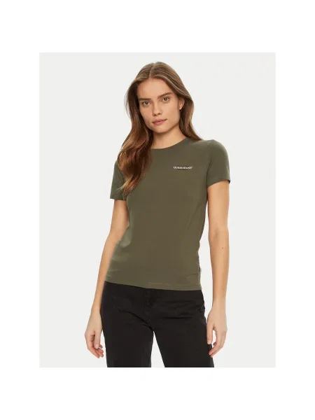 Guess Jeans Футболка Regular Fit зелений