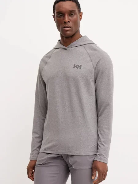 Športni pulover Helly Hansen Tyri s kapuco siva
