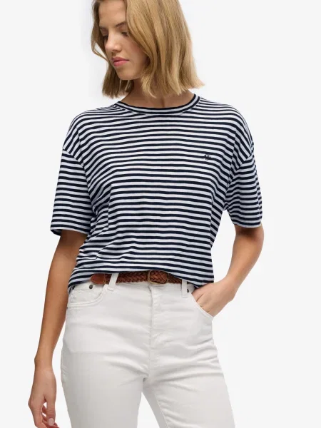 Superdry & Co Tricou negru alb