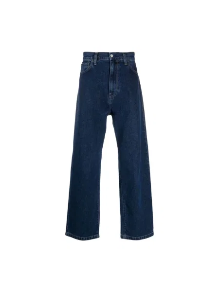 Spodnie Carhartt Wip retro z kamieniami niebieskie