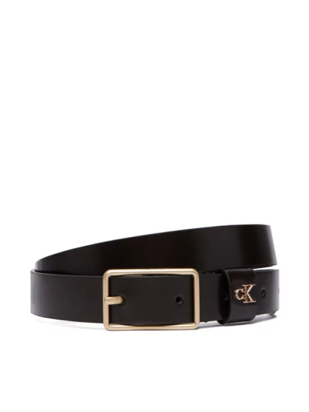 Calvin Klein Curea Square Buckle Ck Loop maro