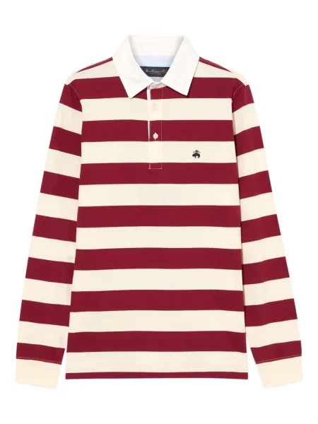 Polo Brooks Brothers cu dungi roșu