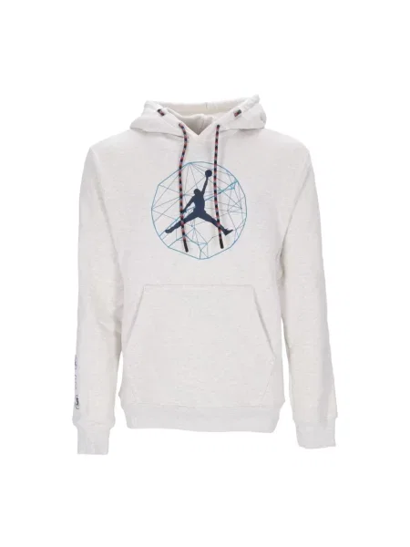 Bluza z kapturem Jordan z kapturem szara