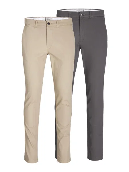 JACK & JONES Pantaloni eleganți JJIMarco JJDave grafit / grej gri