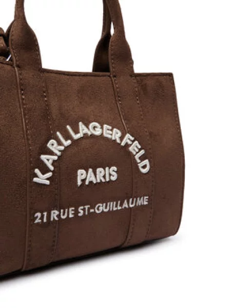 Karl Lagerfeld Shopper torba K/RSG zeleno / bijela smeđa