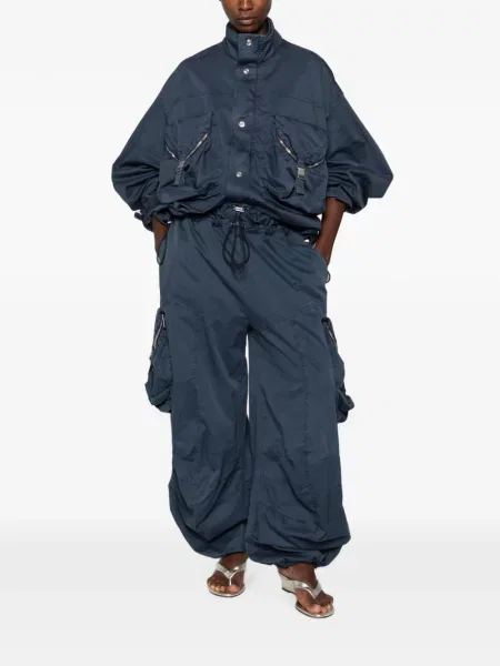 Pantaloni cargo The Attico albastru