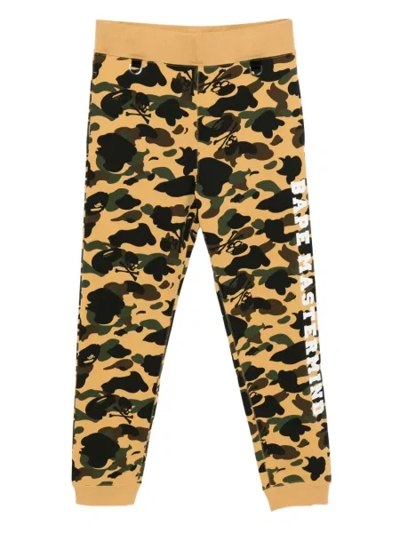 Pantaloni Mastermind Japan cu imagine maro