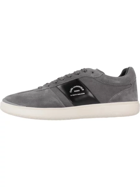 Sneakersy Karl Lagerfeld zamszowe szare