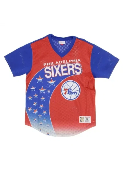 Koszulka Mitchell & Ness niebieska