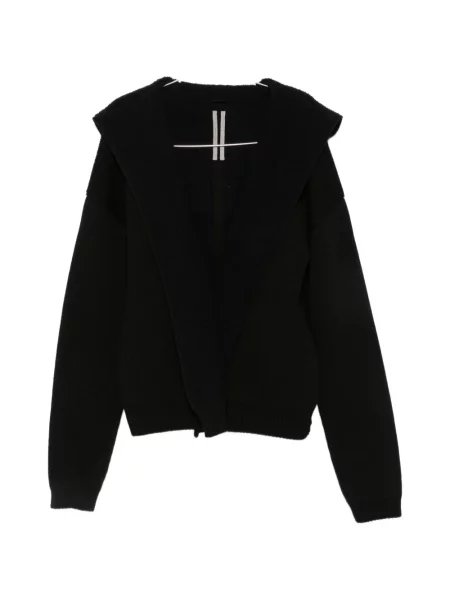 Geacă Rick Owens cu glugă negru