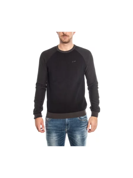 Sweter Armani Jeans czarny