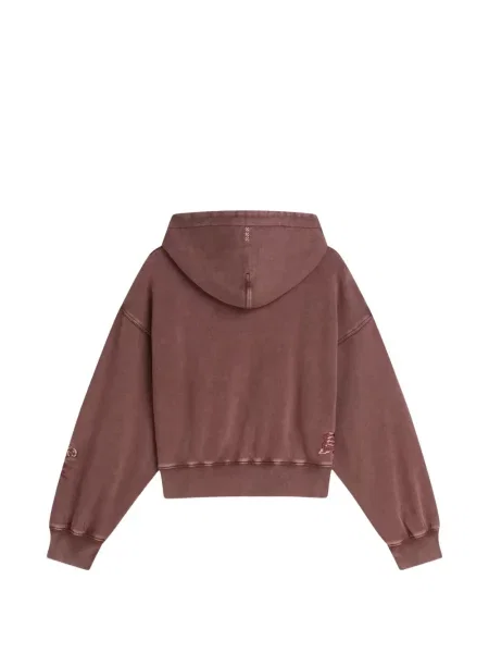 Суичър с качулка Scotch & Soda бродиран кафяво