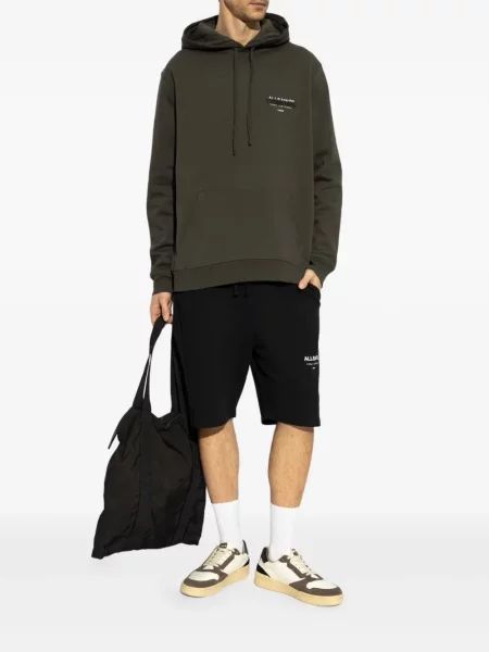 Hanorac cu glugă Allsaints negru