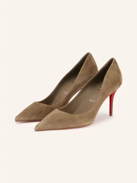 Christian Louboutin Lodičky Miss Z 80 černošedá
