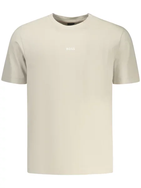 Tricou Boss Orange scurt bej