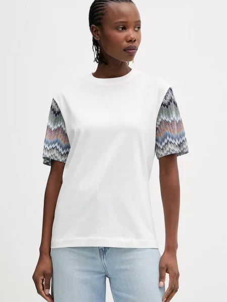 Missoni tricou din alb