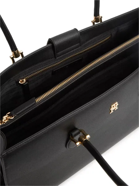 Rucsac Tommy Hilfiger din piele negru