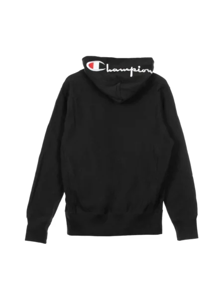 Bluza z kapturem Champion z kapturem z logo czarna