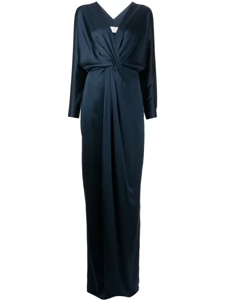 Rochie Michelle Mason de mătase albastru