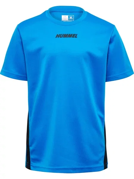 Koszulka sportowa T-shirt Hummel Multi Poly Jersey Kids niebieska