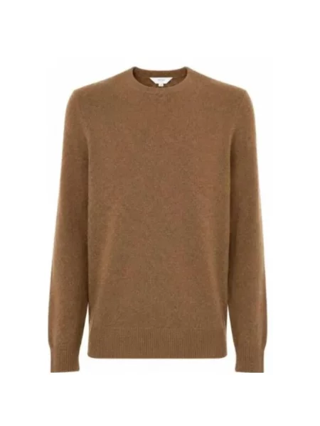 Sweter Malo z kaszmiru brązowy