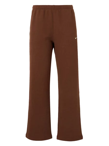 Nike Sportswear Pantaloni Studio ciocolatiu alb