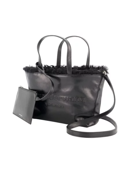 Shopperka Alexander Wang skórzana czarna