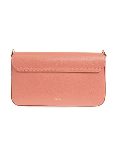 Torebka crossbody Furla skórzana różowa