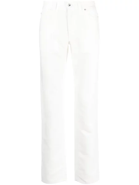 Pantaloni Brioni cu 5 buzunare alb