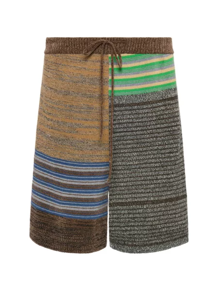 Pantaloni scurți Maison Margiela tricotate maro