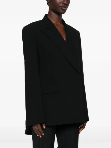 Sacou Sportmax cu două rânduri de nasturi negru