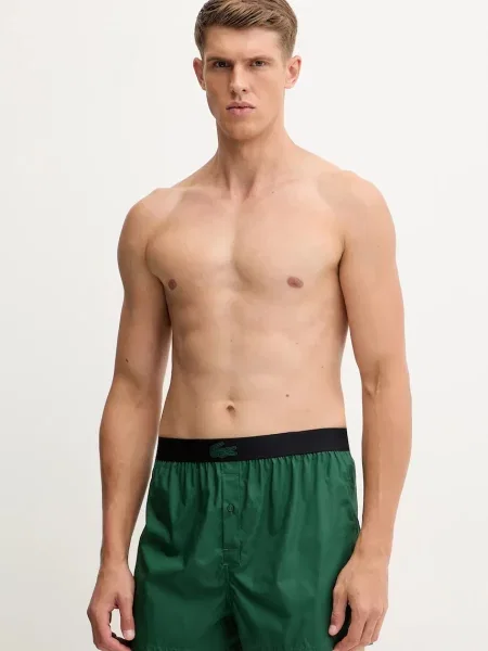 Lacoste bokserki zielony