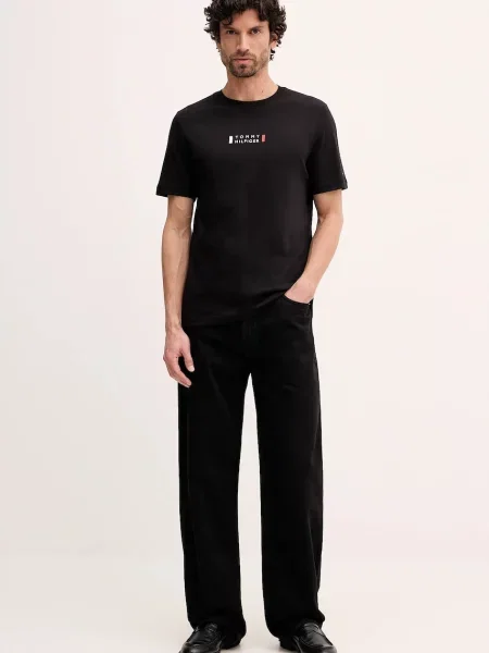 Tommy Hilfiger Tričko Brand Love čierna