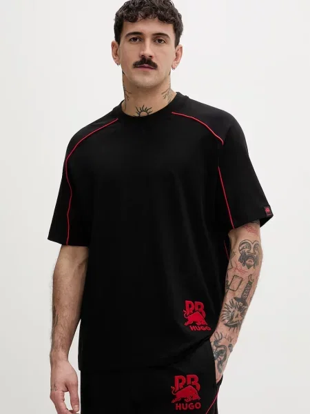 HUGO tricou pentru bărbați Dorox_RB negru