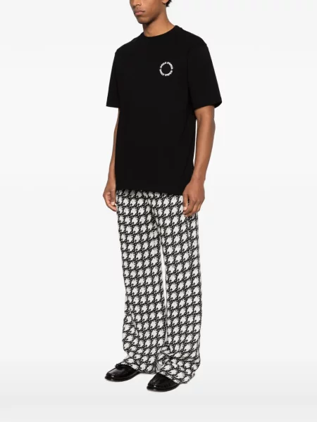 Tricou Daily Paper cu imagine negru