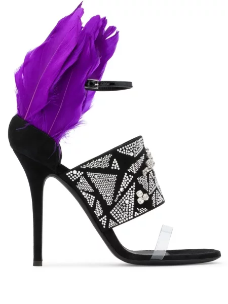 Sandale Giuseppe Zanotti cu pene negru