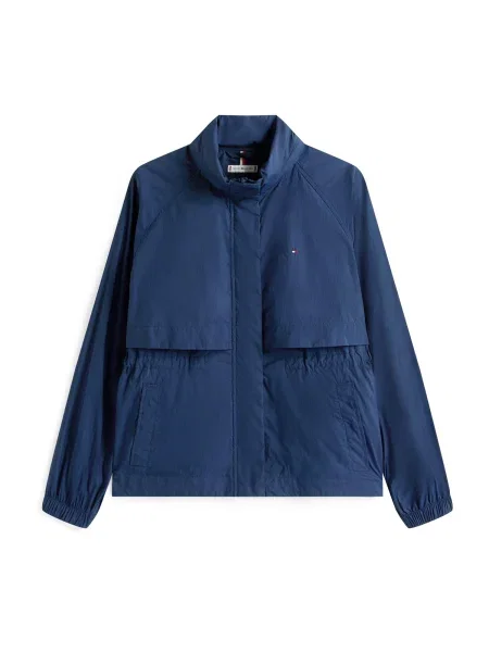 TOMMY HILFIGER Prehodna jakna mornarska / rdeča bela