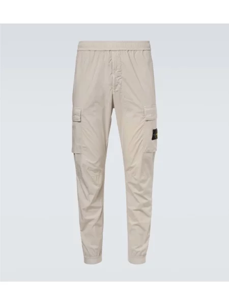 Cargo kalhoty Stone Island s kamínky šedé