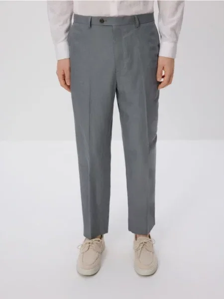 Костюмные брюки Reserved зеленые