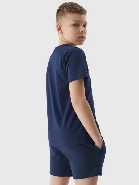 Pantaloni scurți copii 4f albastru