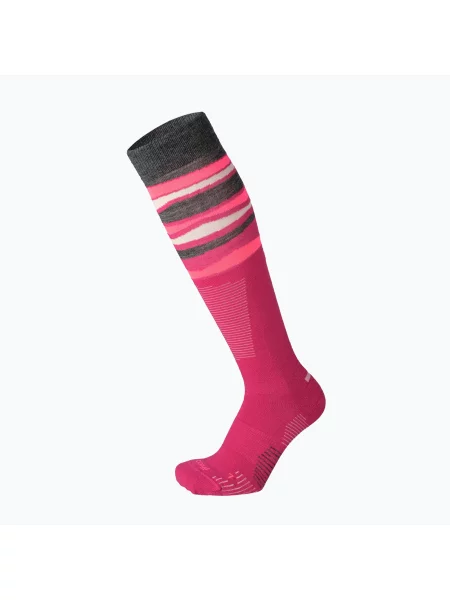Șosete de schi pentru femei Mico Light Weight Superthermo Natural Merino Ski fucsia