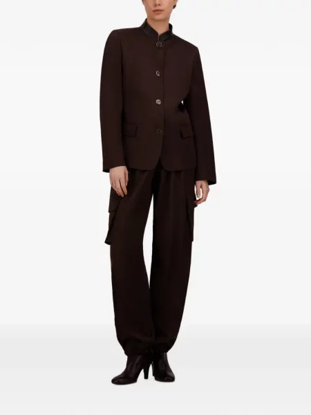 Pantaloni cargo Herno conici maro