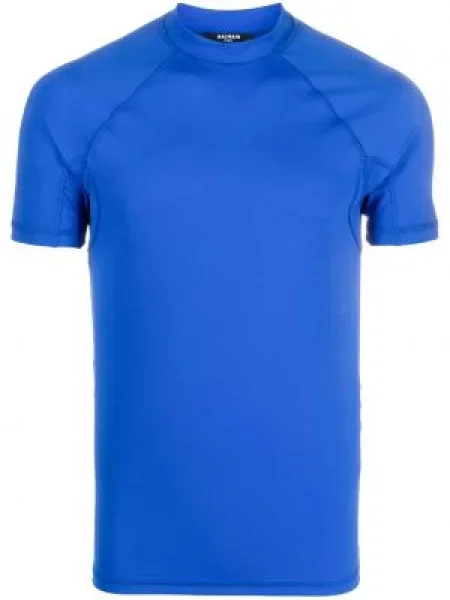 Tricou Balmain cu imagine albastru