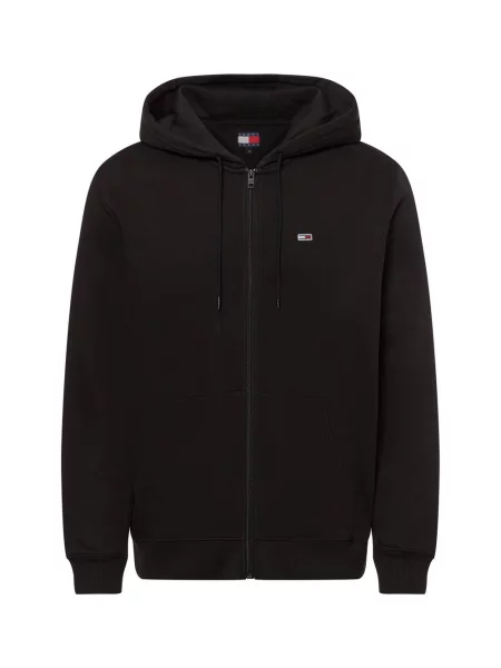 Bluza z kapturem Tommy Jeans z kapturem czarna