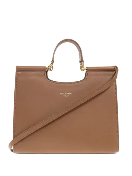Bőr felső Dolce & Gabbana barna