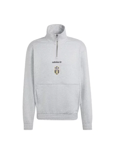 ADIDAS PERFORMANCE Αθλητική μπλούζα φούτερ Juventus Turin EQT κίτρινο / γκρι μελανζέ / μαύρο λευκό