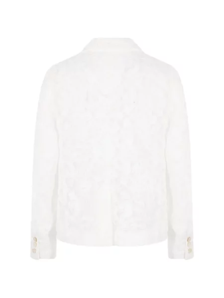 Sacou Comme Des Garçons cu model floral din jacard