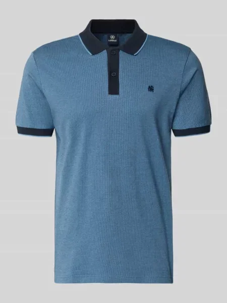 Koszulka polo o kroju regular fit z wyhaftowanym logo Lerros